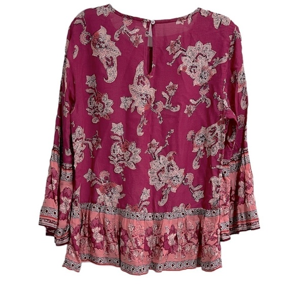 beachlunchlounge Pink Floral Blouse - Picture 3 of 6